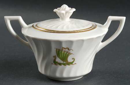 Viking Sugar Bowl & Lid
