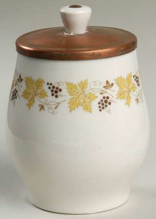 Vintage Sugar Bowl & Copper Lid