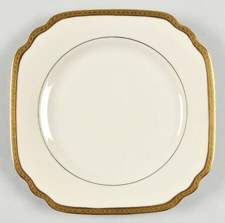Wayne (No Color Band) Square Salad Plate