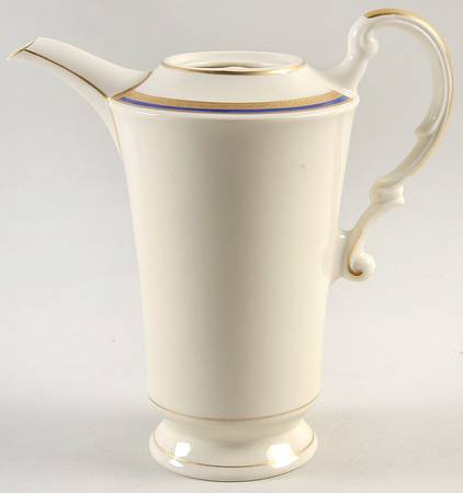 Wayne Blue (Fine China) Coffee Pot No Lid