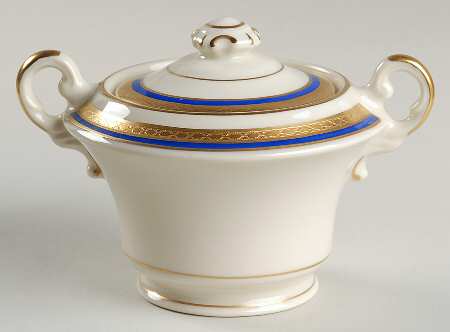 Wayne Blue (Fine China) Sugar Bowl & Lid