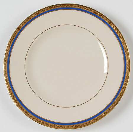 Wayne Blue (Fine China) Dessert/Pie Plate