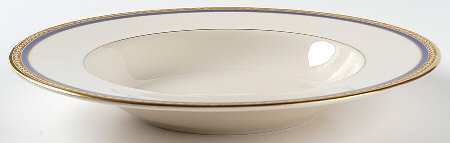 Wayne Blue (Fine China) Rim Soup Bowl