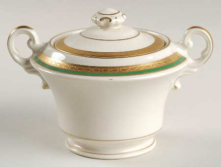 Wayne Green Sugar Bowl & Lid