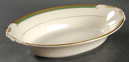 Wayne Green 10" Oval Vegetable Bowl