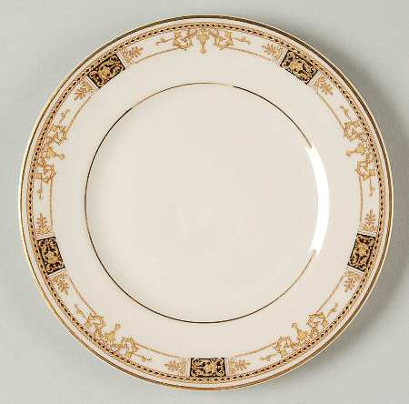 Webster (Old Ivory, Gold Trim) Bread & Butter Plate