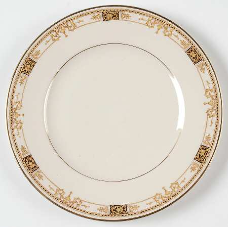 Webster (Old Ivory, Gold Trim) Salad Plate