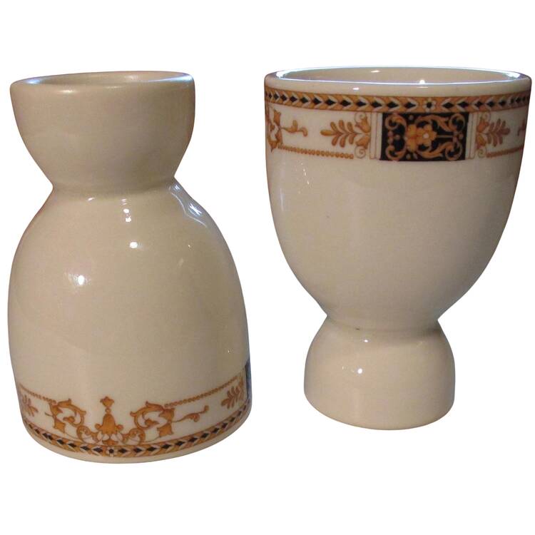 Webster (Restaurant, White, No Trim) Double Egg Cup