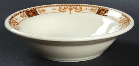 Webster (Restaurant, Cream, No Trim) Rim Fruit/Dessert (Sauce) Bowl