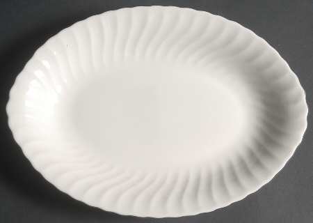 Wedding Ring 12" Oval Serving Platter