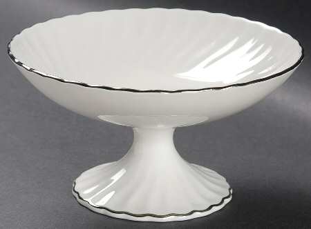 Wedding Ring Round Compote (Height X Width)