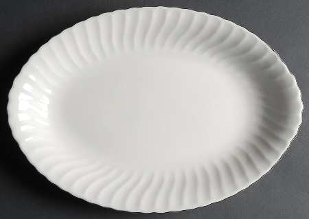Wedding Ring 14" Oval Serving Platter