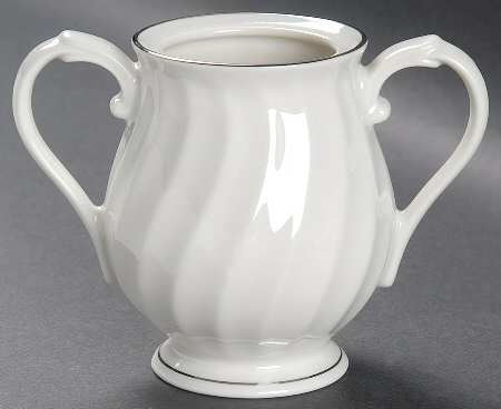Wedding Ring Sugar Bowl No Lid