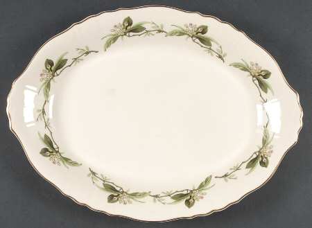 Westvale 12" Oval Serving Platter by Syracuse
