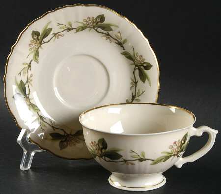Westvale Footed Cup & Saucer Set by Syracuse