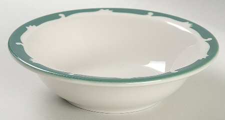 Wintergreen Rim Cereal Bowl