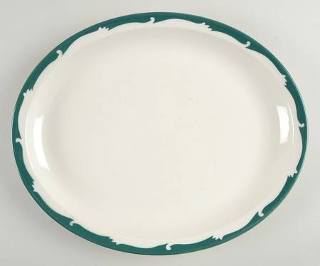 Wintergreen 13" Oval Serving Platter