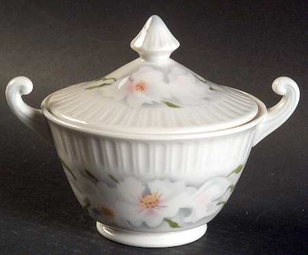 Wild Roses Sugar Bowl & Lid