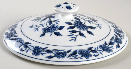 Blue Chatham Lid for Round Vegetable