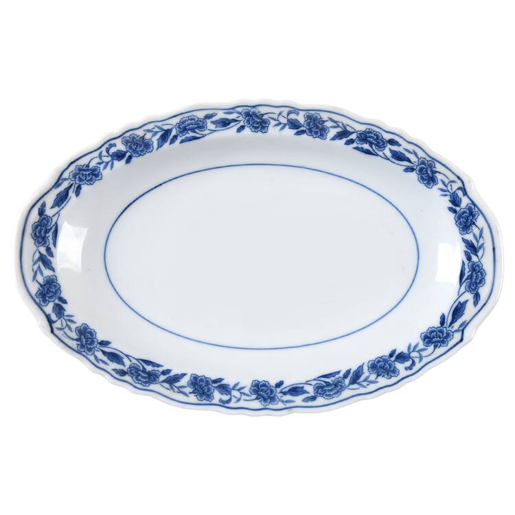 Blue Chatham Underplate for Gravy Boat