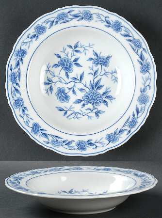 Blue Chatham Rim Soup Bowl