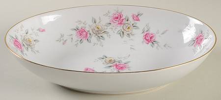Roseblossom 10" Oval Vegetable Bowl