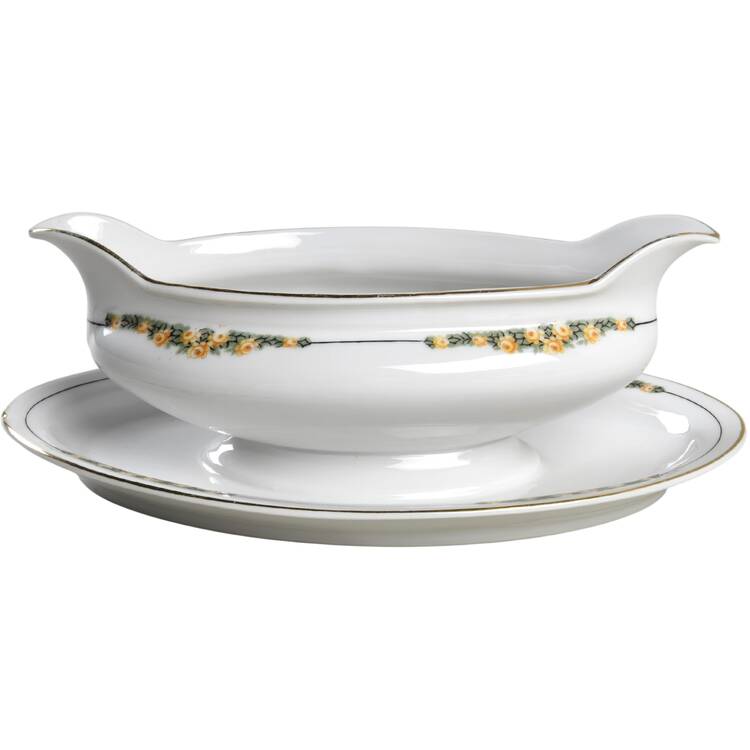 Manchester Gravy Boat with Attached Underplate