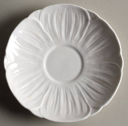 Oleander (White, Undecorated) Saucer