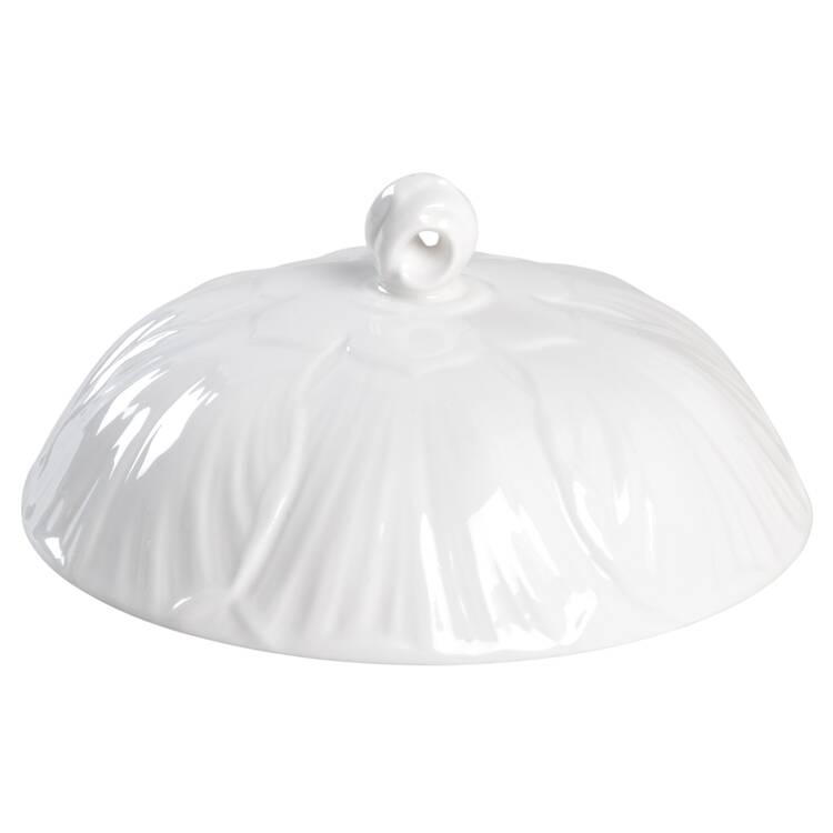 Oleander (White, Undecorated) Lid for Muffin Dish