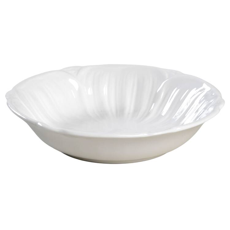 Oleander (White, Undecorated) Fruit/Dessert (Sauce) Bowl