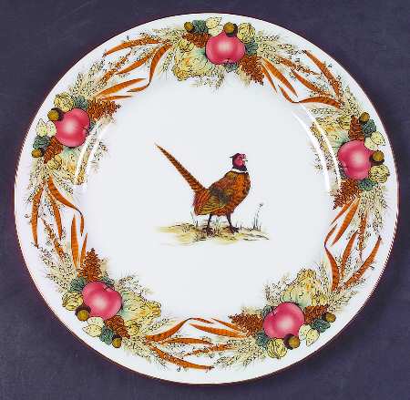 Autumn Cornucopia Accent Dinner Plate
