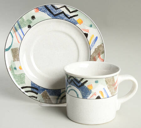 Elements Flat Cup & Saucer Set