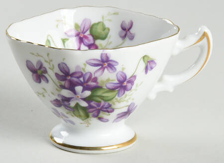 Sweet Violets Demitasse Cup