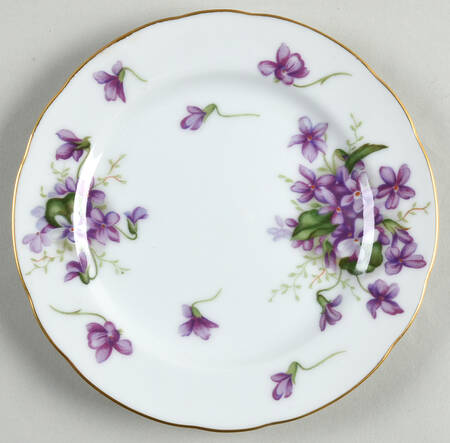 Sweet Violets Bread & Butter Plate