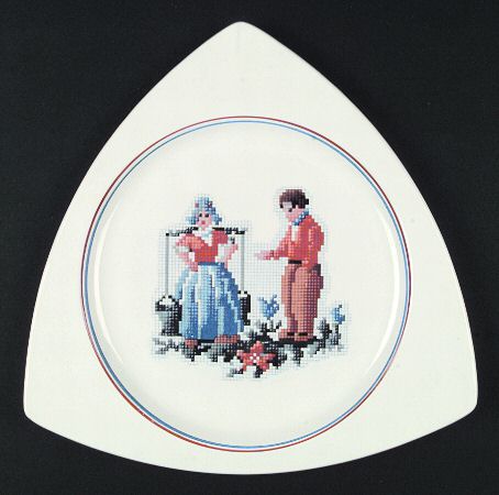 Petit Point (Dutch) Tricorne and Bands by Salem