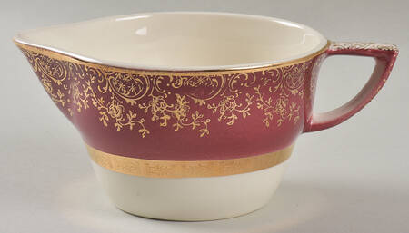 Aristocrat Maroon (No Floral Center) Creamer
