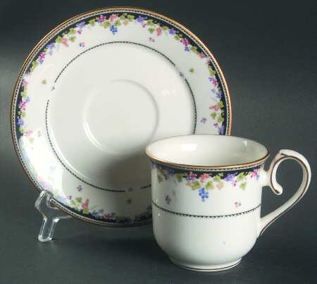 Lisbon Flat Cup & Saucer Set