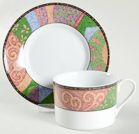 Equinox Flat Cup & Saucer Set