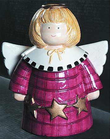 Gathering of Angels Figural Cookie Jar & Lid