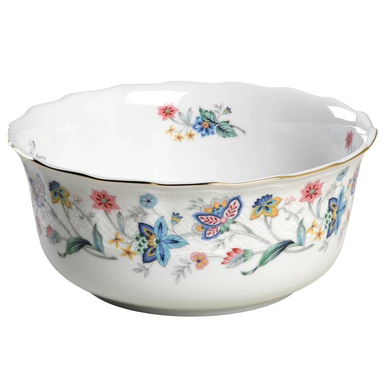 Garden of India (Smooth) 7" Round Vegetable Bowl