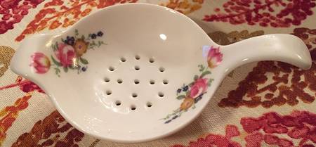Olde Chintz Tea Strainer No Bowl