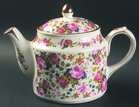 Olde Chintz Teapot & Lid