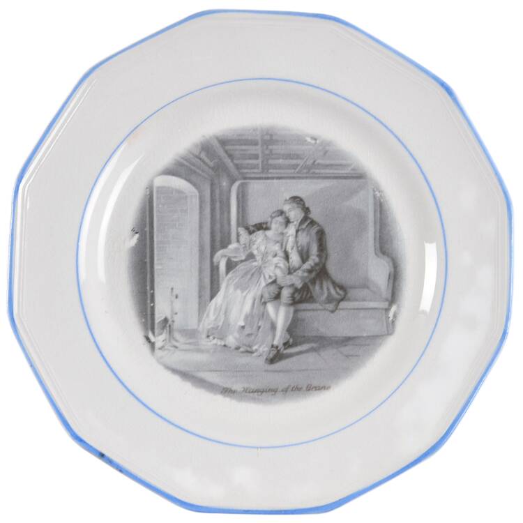 Courtship of Miles Standish Salad Plate