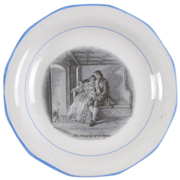 Courtship of Miles Standish Saucer for Flat Cup