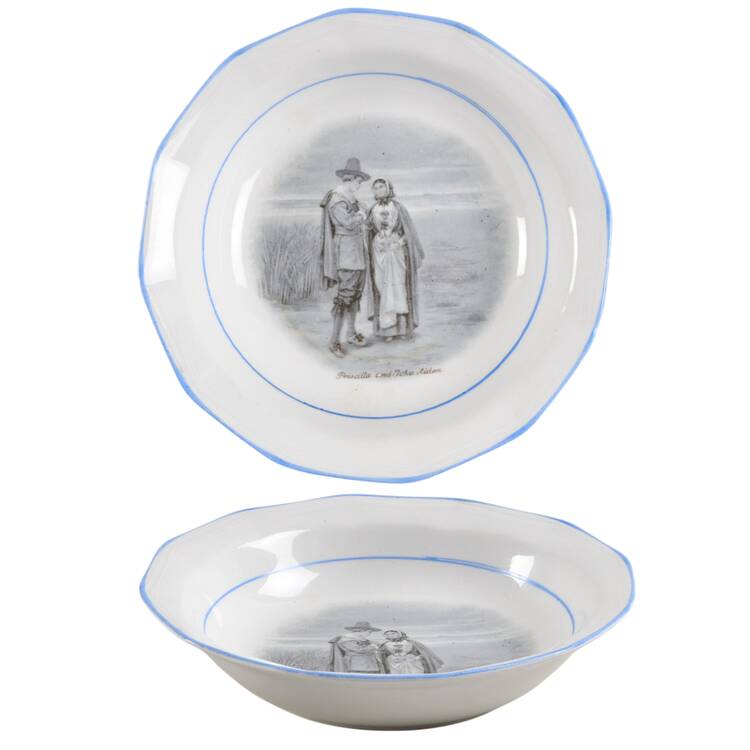 Courtship of Miles Standish Fruit/Dessert (Sauce) Bowl