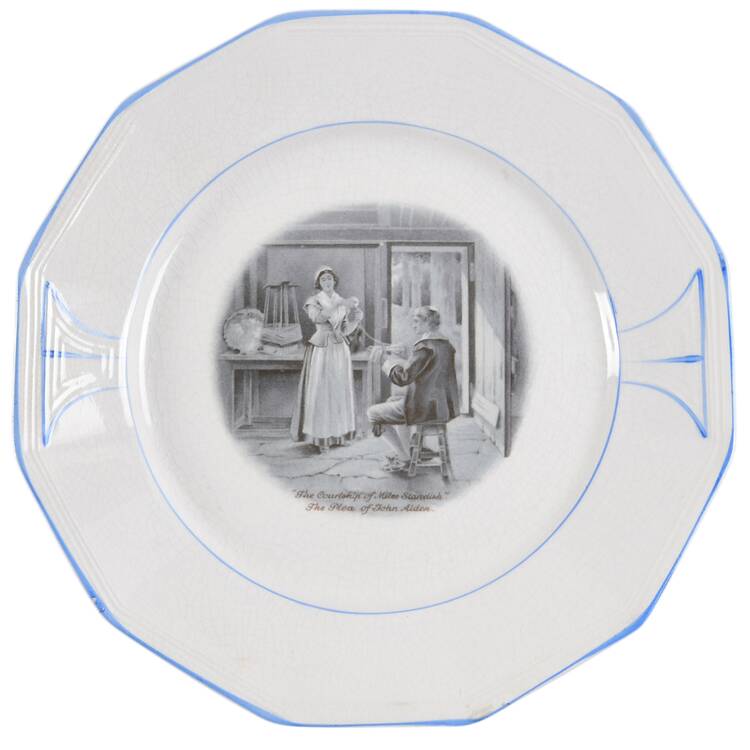 Courtship of Miles Standish Dinner Plate