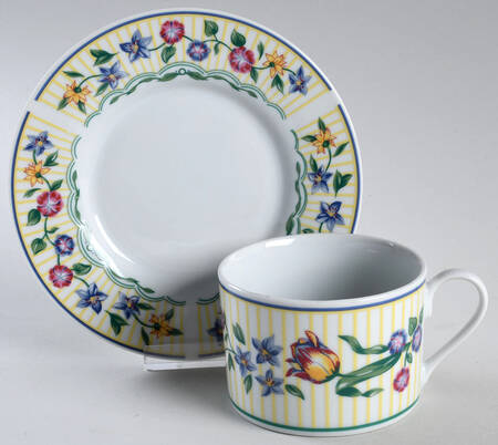 Stratford Flat Cup & Saucer Set