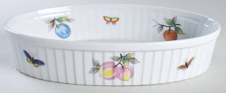 Fruit 12'' Oval Baker