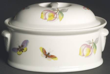 Fruit 1 Pint Oval Covered Casserole