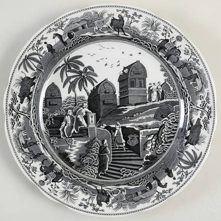 Archive Collection Black Dinner Plate
